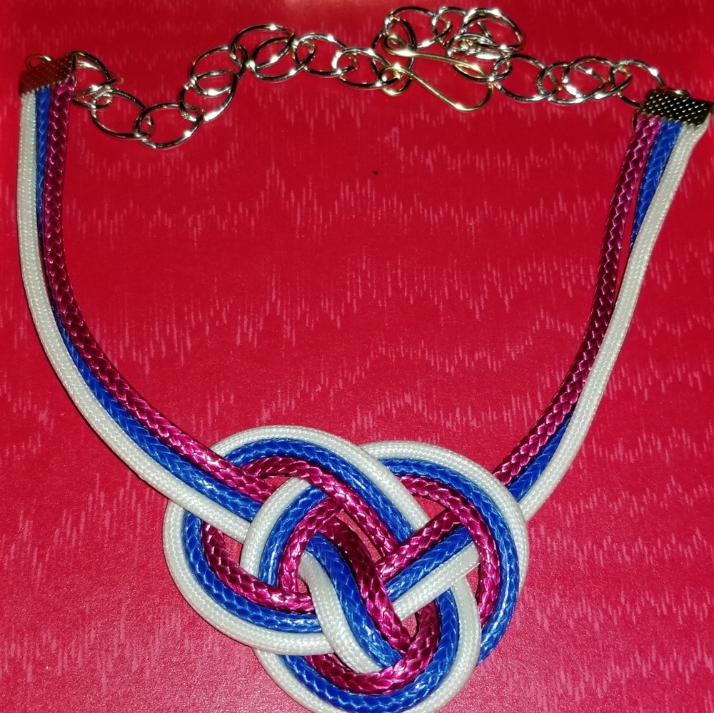 Leather and Cord Necklace